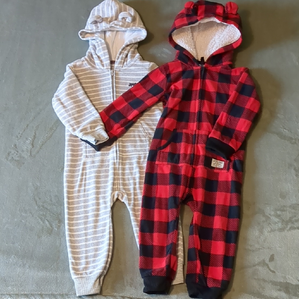 Bundle Of Carter's Hooded Zip Ups